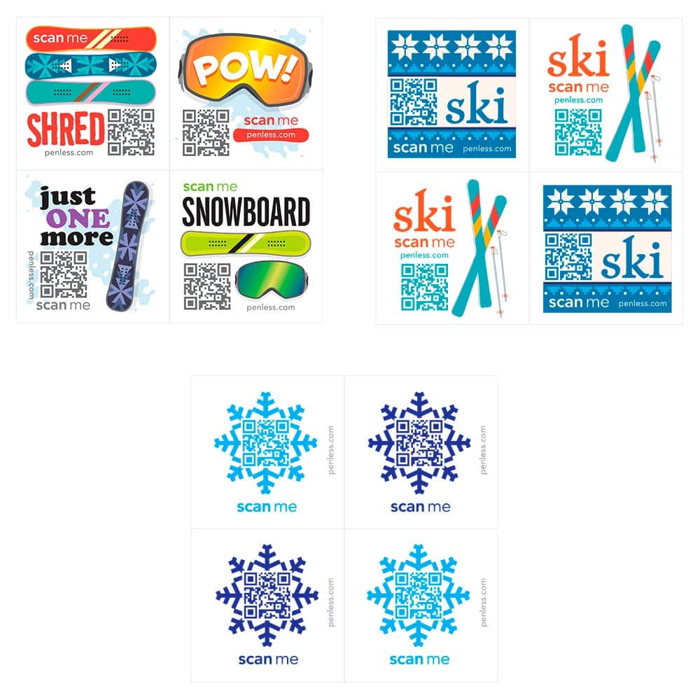 Winter Sports Bundle Stickers - Penless