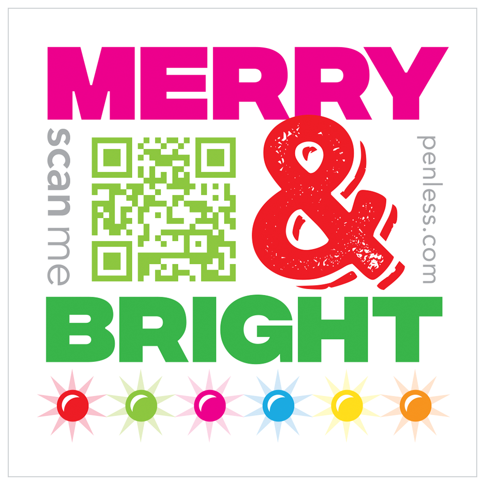 Holiday Quotes - Merry and Bright Downloadable