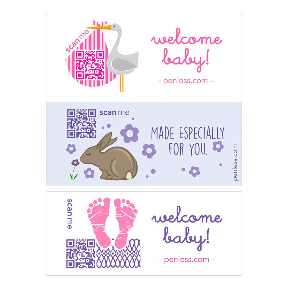 Baby Girl Fabric Label Bundle