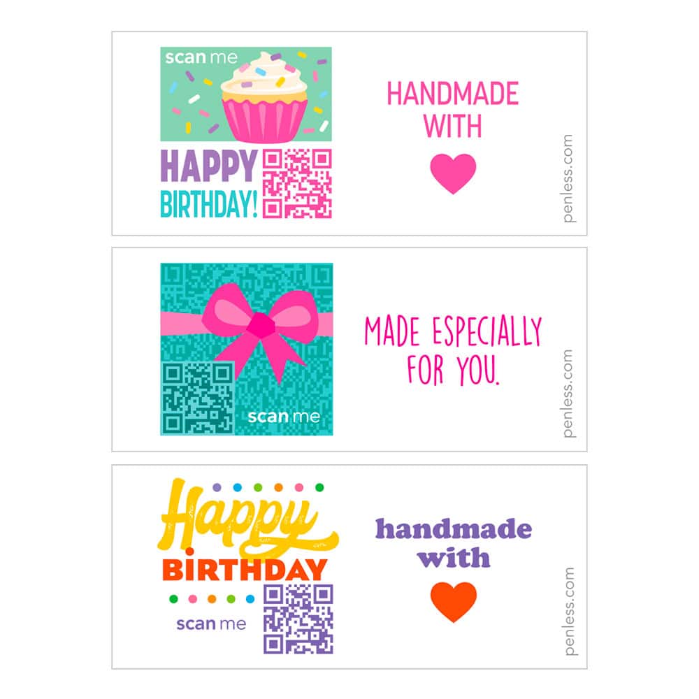 Birthday Fabric Label Bundle