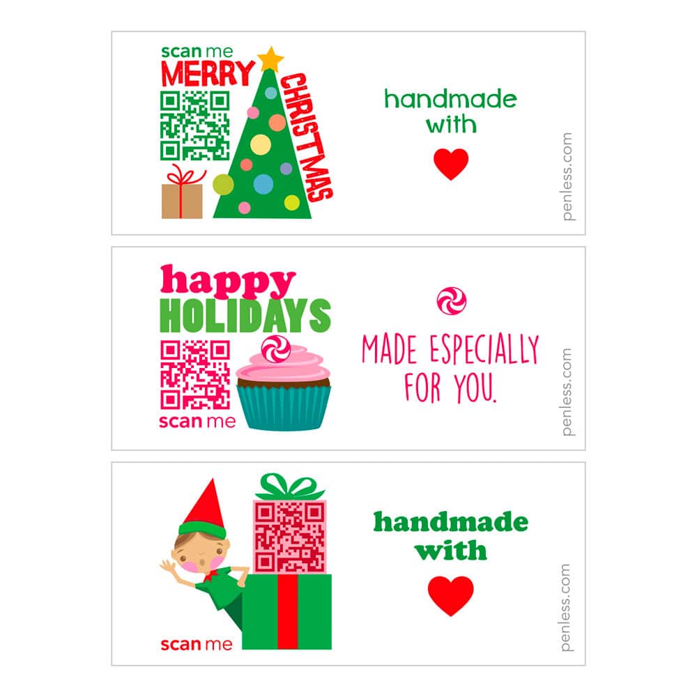 Holiday Fabric Label Bundle