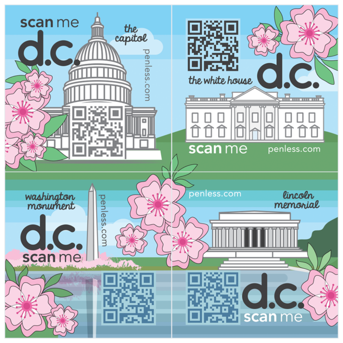 Washington DC Sticker Pack