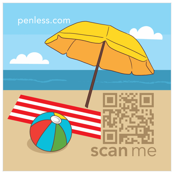 Beach Umbrella- Beach Ball